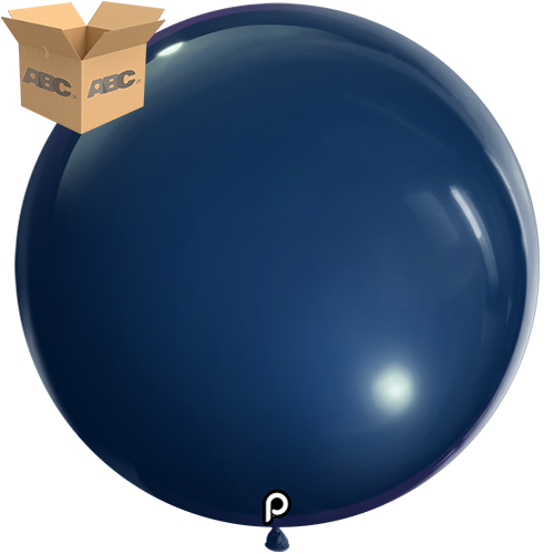 Navy Blue 36" Round - 4CT  (25 Bags) - Prima