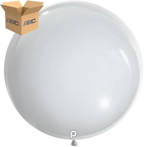 White 36" Round - 4CT  (25 Bags) - Prima