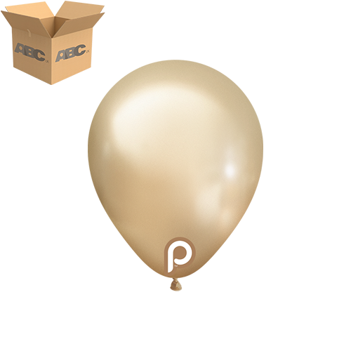 Glam Champagne 5" Round - 100CT  (10 Bags) - Prima