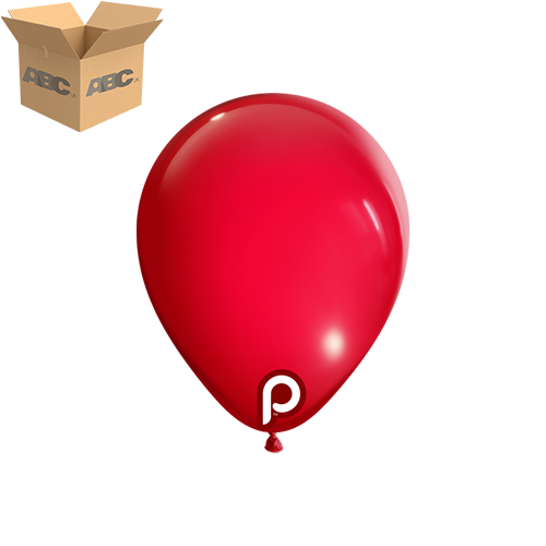 Red 5" Round - 100CT  (10 Bags) - Prima