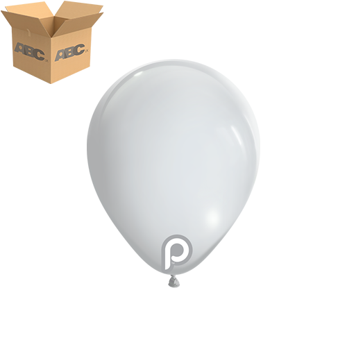 White 5" Round - 100CT  (10 Bags) - Prima