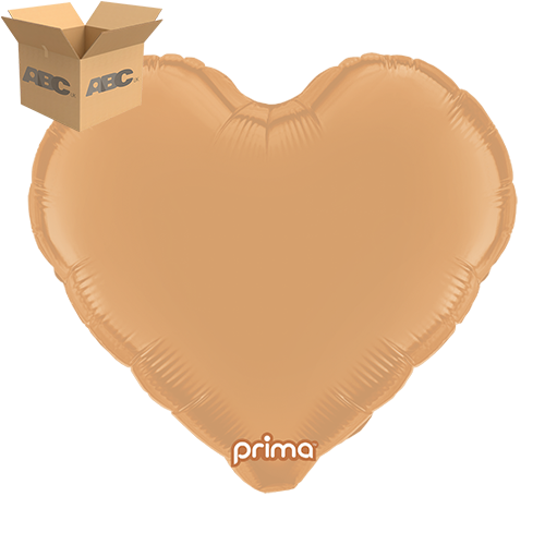 18” Caramel Heart (Case of 50) - Prima