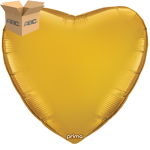 32” Gold Heart (Case of 50) - Prima