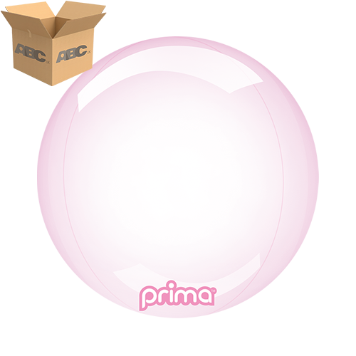 10" Pink Glass Sphere (Case of 50) - Prima