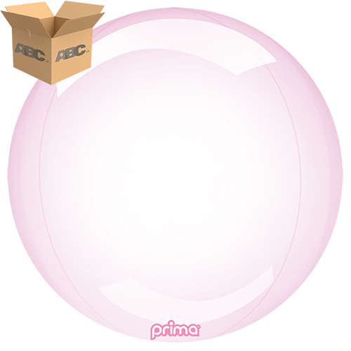 20" Pink Glass Sphere (Case of 50) - Prima