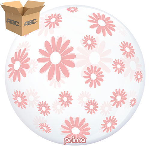 20” Light Pink Daisies Sphere (Case of 50) - Prima