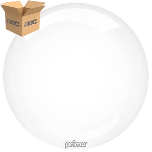 24" Clear Glass Sphere (Case of 50) - Prima