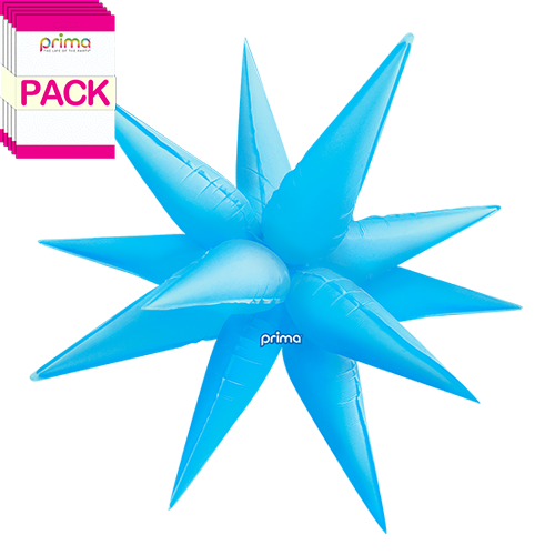 Electric Blue 40" Starburst (Pack of 10) - Prima