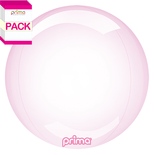 18" Pink Glass Sphere (Pack of 10) - Prima