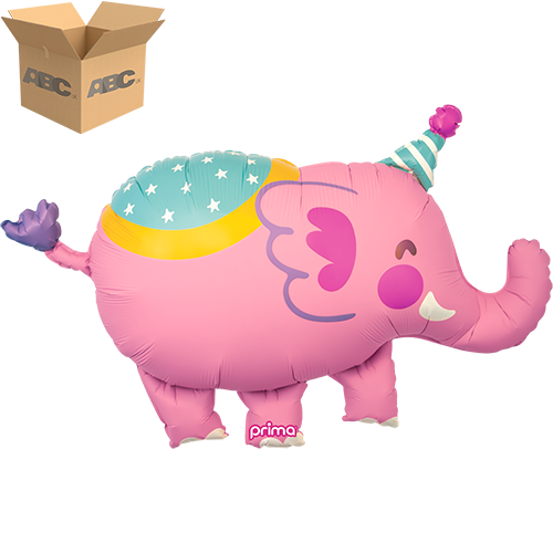 39" Circus Elephant Shape  (Case of 50) - Prima