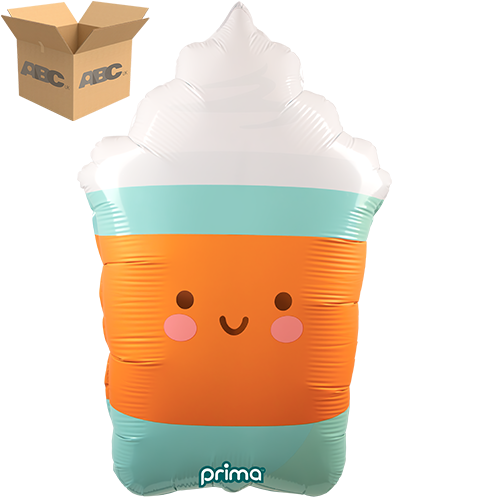 25" Happy Coffee Cup  (Case of 50) - Prima