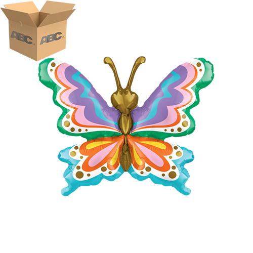 13" Air-Filled Groovy Butterfly (Case of 50) - Prima
