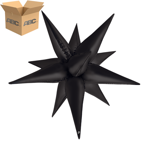 40" Black Satin Starburst (Case of 50) - Prima