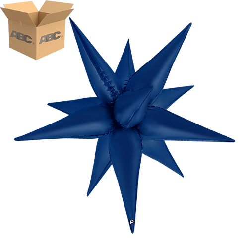 40" Blue Satin Starburst (Case of 50) - Prima