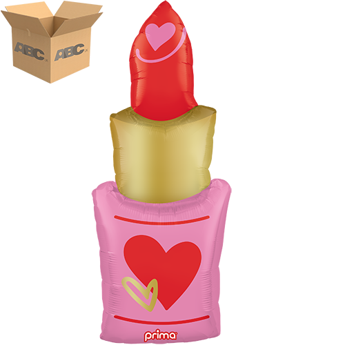 40" Red Lipstick Shape (Case of 50) - Prima