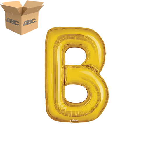16" Gold Letter B (Case of 50) - Prima