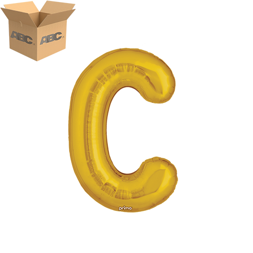 16" Gold Letter C (Case of 50) - Prima