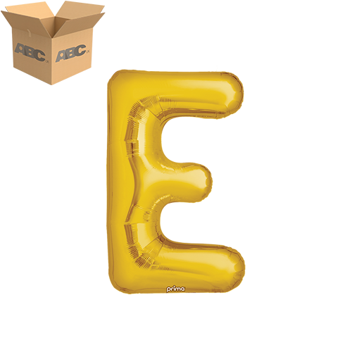 16" Gold Letter E (Case of 50) - Prima