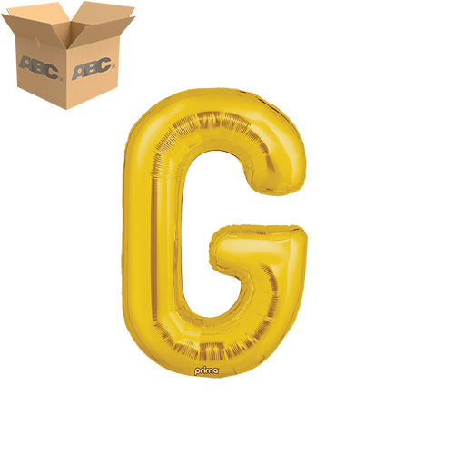 16" Gold Letter G (Case of 50) - Prima