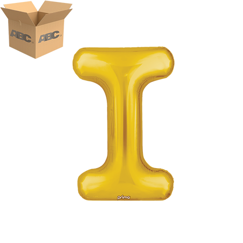 16" Gold Letter I (Case of 50) - Prima