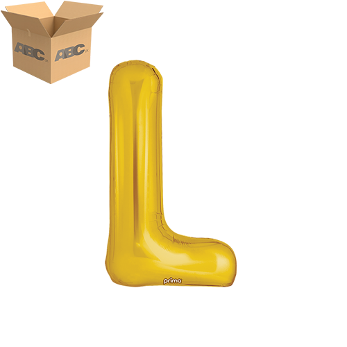 16" Gold Letter L (Case of 50) - Prima