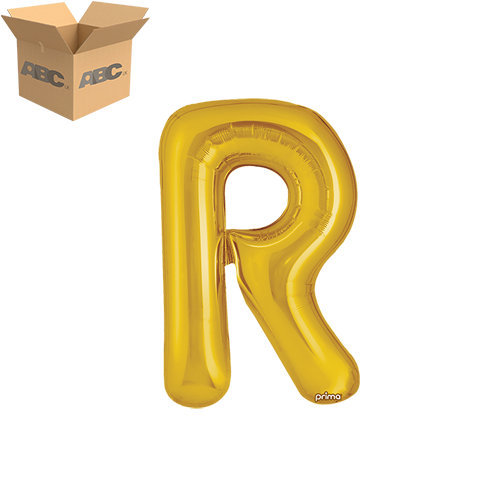 16" Gold Letter R (Case of 50) - Prima
