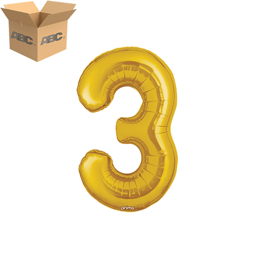 16" Gold Number 3 (Case of 50) - Prima