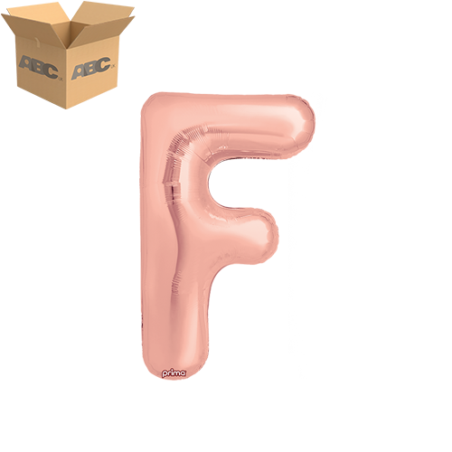 16" Rose Gold Letter F (Case of 50) - Prima