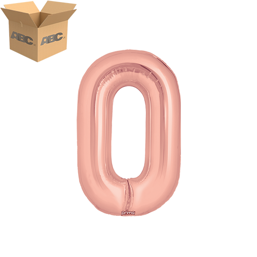 16" Rose Gold Letter O (Case of 50) - Prima