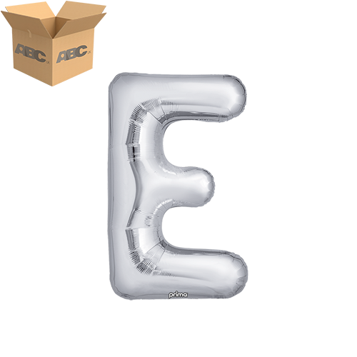 16" Silver Letter E (Case of 50) - Prima