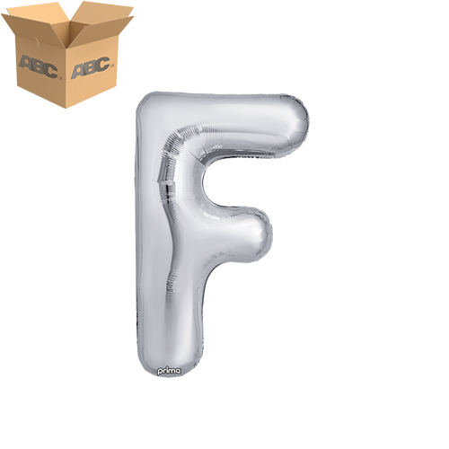 16" Silver Letter F (Case of 50) - Prima