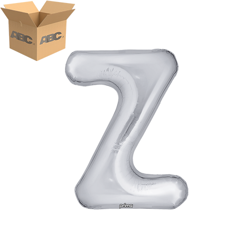 16" Silver Letter Z (Case of 50) - Prima