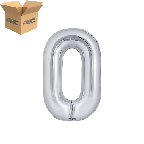 16" Silver Number 0 (Case of 50) - Prima