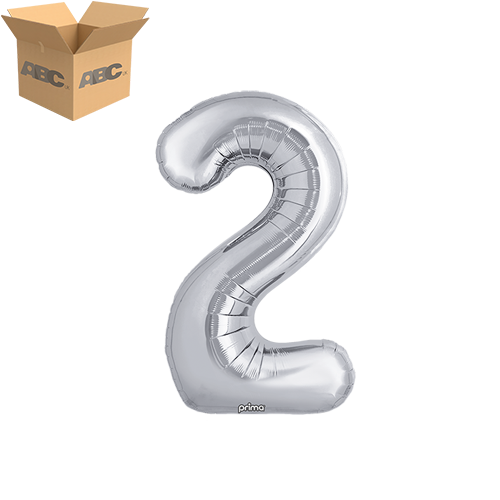 16" Silver Number 2 (Case of 50) - Prima