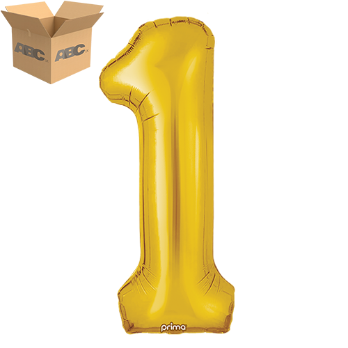 34" Gold Number 1 (Case of 50) - Prima