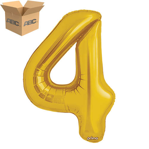 34" Gold Number 4 (Case of 50) - Prima