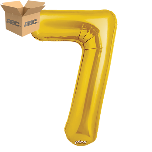 34" Gold Number 7 (Case of 50) - Prima