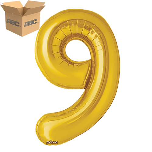 34" Gold Number 9 (Case of 50) - Prima