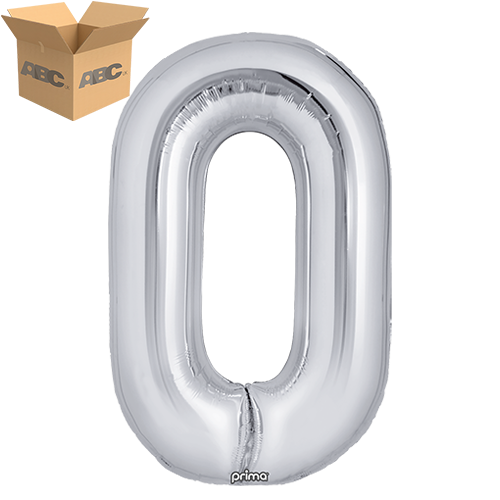 34" Silver Number 0 (Case of 50) - Prima