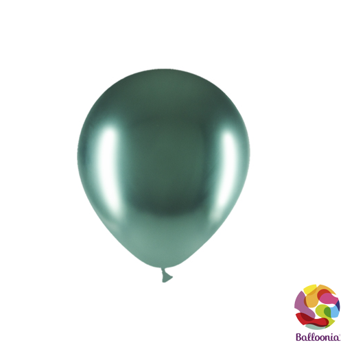 5" Round Balloons - Brilliant. Green B03 - 100CT - Balloonia