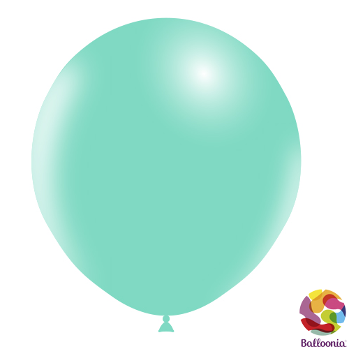 18" Round Balloons - Mint Green P37 - 10CT - Balloonia