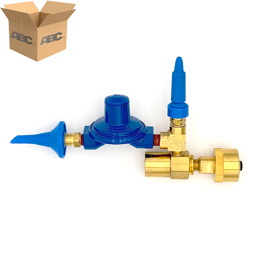 Dual Auto Gauge Inflator Flex Tilt Valve  (Case of 1)