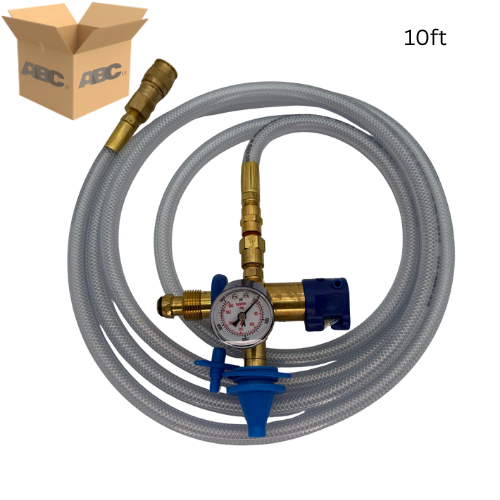 Primary Regulator 10' Low Pressure Hose, Back Check, STPV (MOQ of 2)