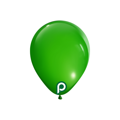 Lime Green 5" Round - 100CT  - Prima