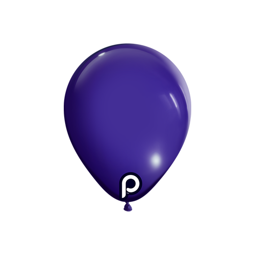 Purple 5" Round - 100CT  - Prima