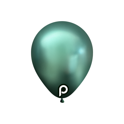 [PL-GGRN-5-10-100] Glam Green 5" Round - 100CT  - Prima