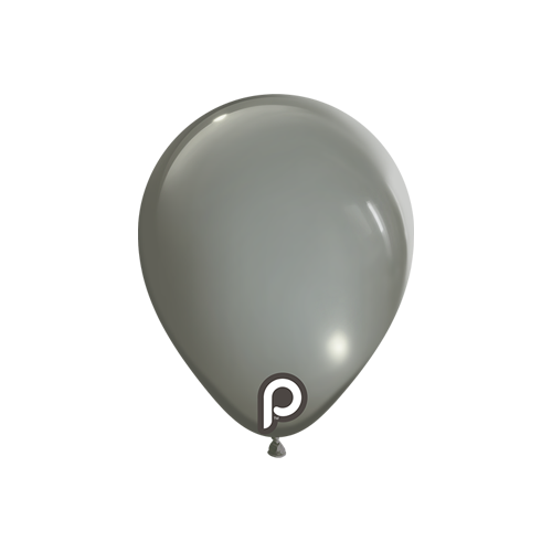 [PL-GRAY-5-10-100] Gray 5" Round - 100CT  - Prima