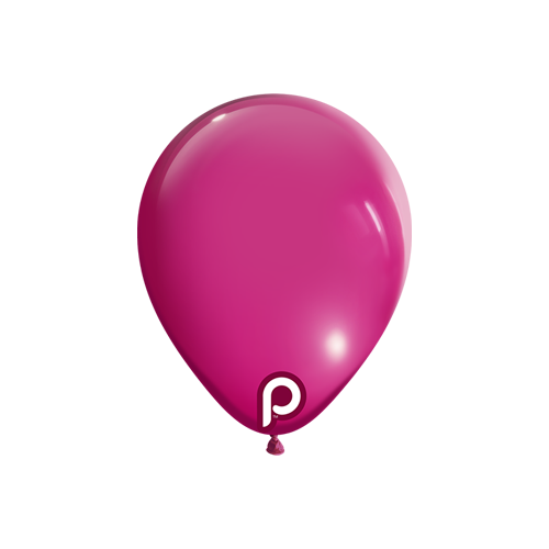[PL-KISS-5-10-100] Kiss Me Pink 5" Round - 100CT  - Prima