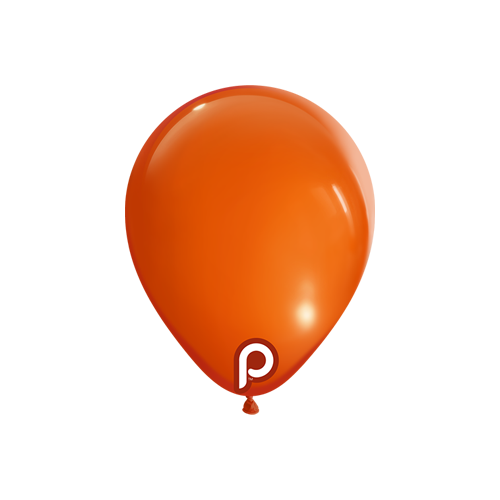 [PL-ORNG-5-10-100] Orange 5" Round - 100CT  - Prima