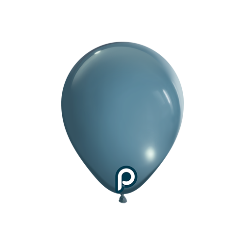 [PL-SMBL-5-10-100] Smoky Blue 5" Round - 100CT  - Prima